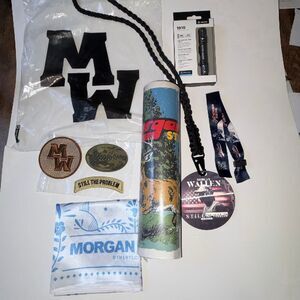 Morgan Wallen VIP merch poster/bandana/lanyard/flashlight/patches/wristb PROBLEM